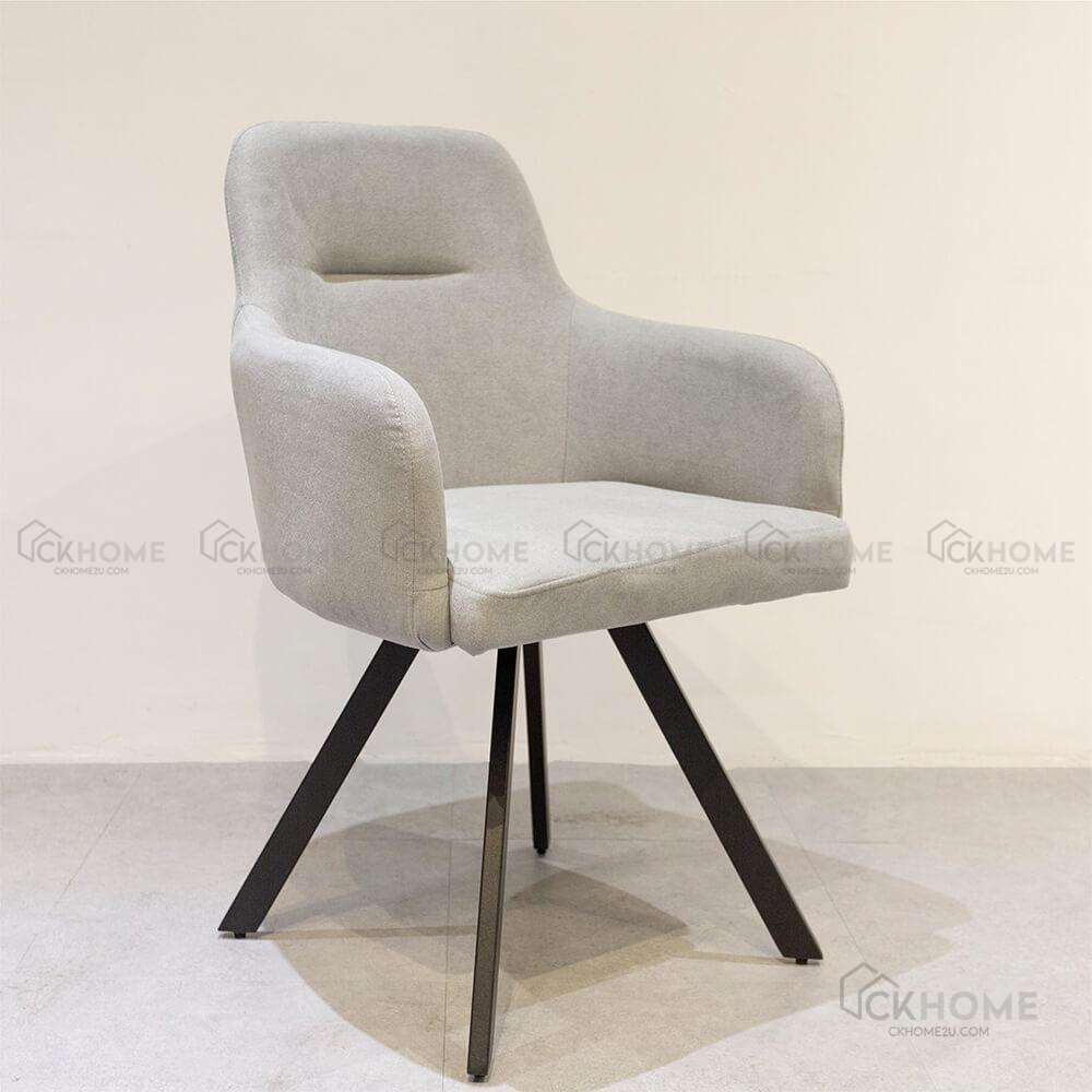 Lanky Fabric Dining Chair 028 Light Grey (2units)